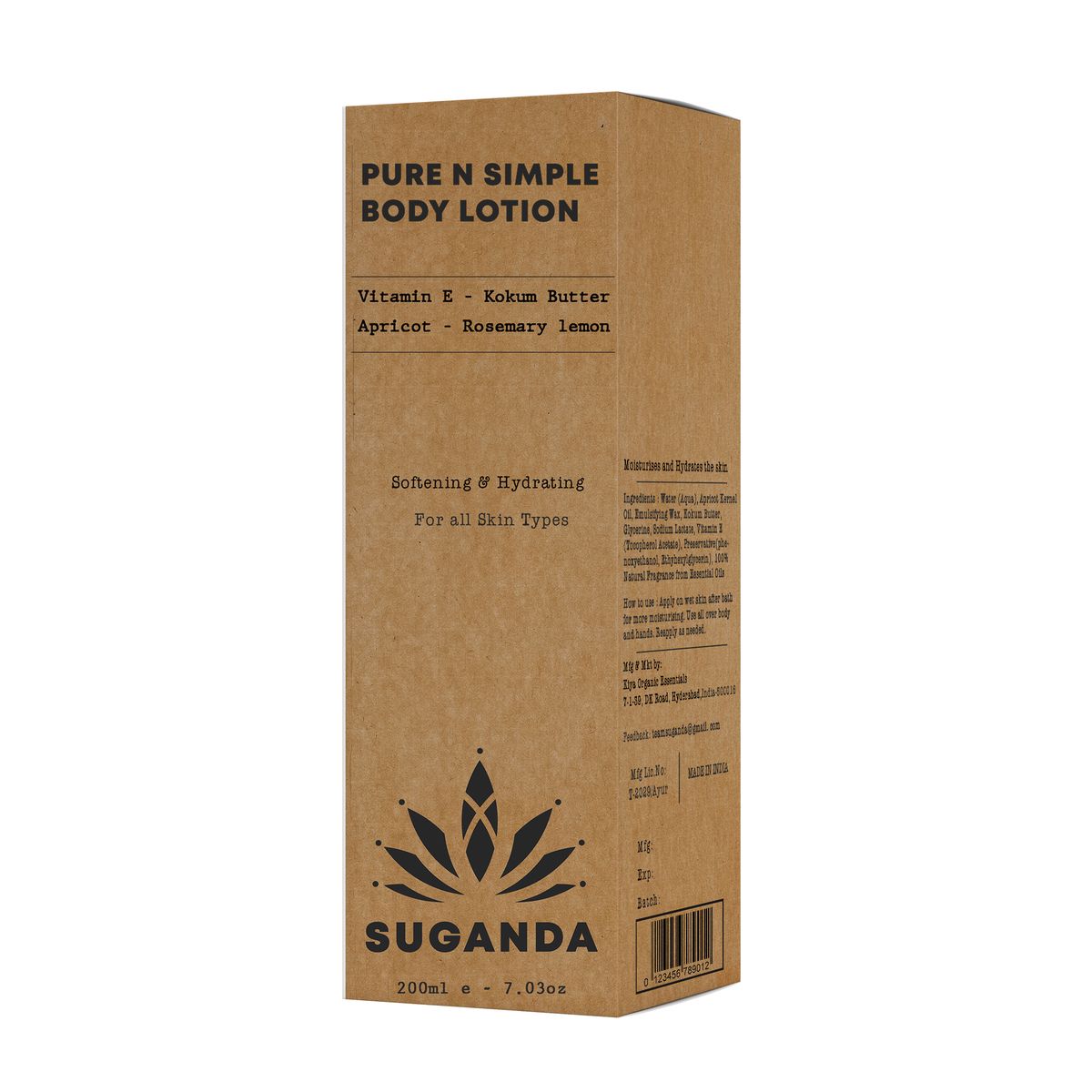 Suganda Cosmetics Box Design